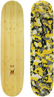 Hitmaker Street Deck - Yellow – Launch Snowboards