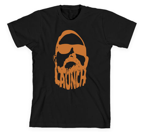 Launch Beard Tee Black/Copper