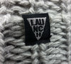 Launch PomPom Beanie Grey Detail