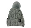 Launch PomPom Beanie Grey Main
