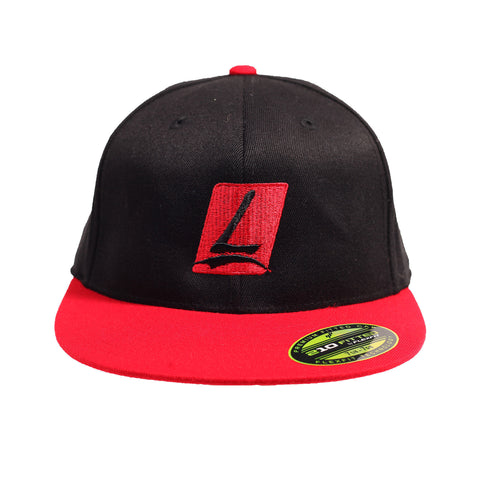 Launch Logo Flexfit Black/Red