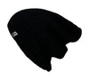 Launch Longshoreman Beanie Black Slouch Side