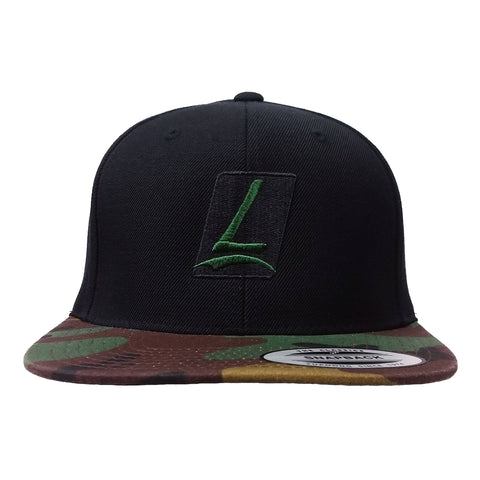 Logo Snapback Black/Camo