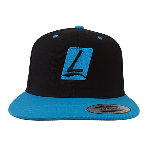 Logo Snapback Black/Teal