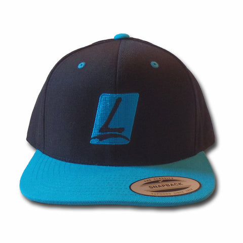 Launch Logo Snapback Black/Teal