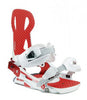 Launch TM Beyond Series Snowboard Binding White/Red